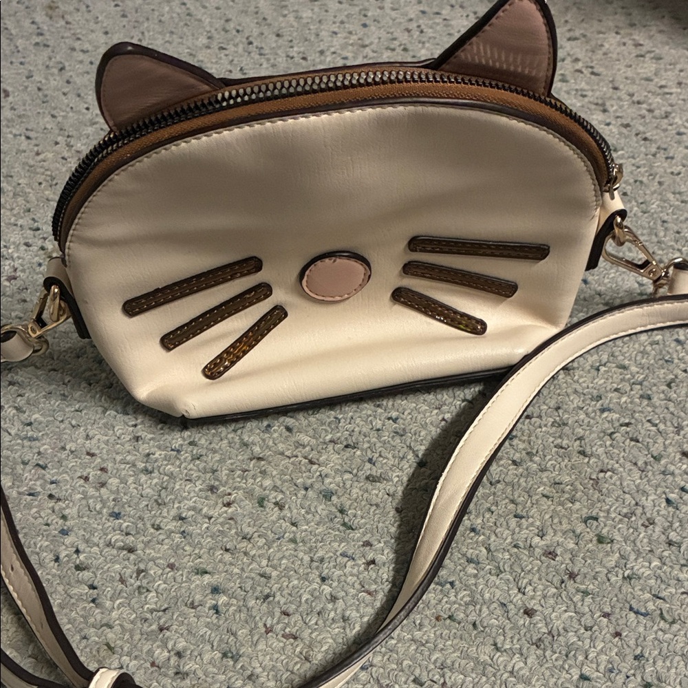 Cute Cat Face Crossbody Bag